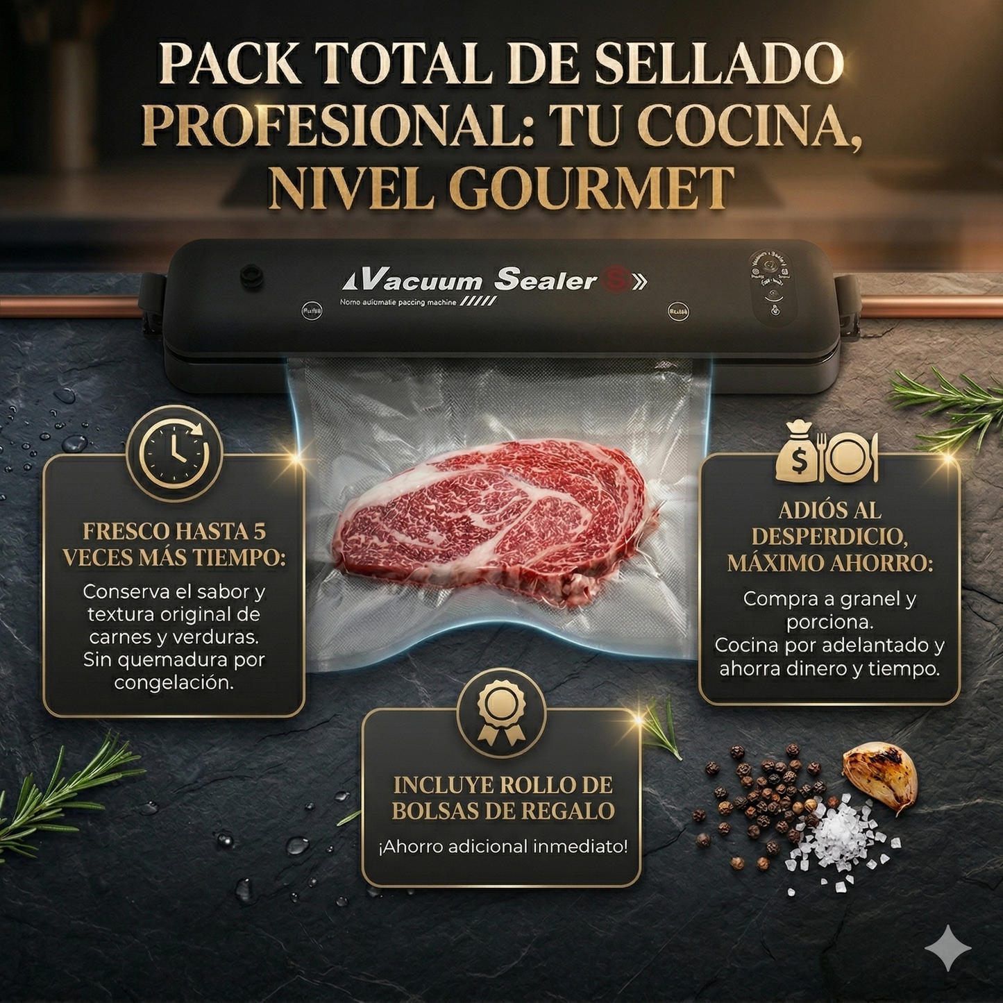 Pack SellaMax: Máxima Frescura para tus Alimentos. ✨